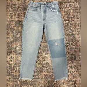 Abercrombie mom high rise